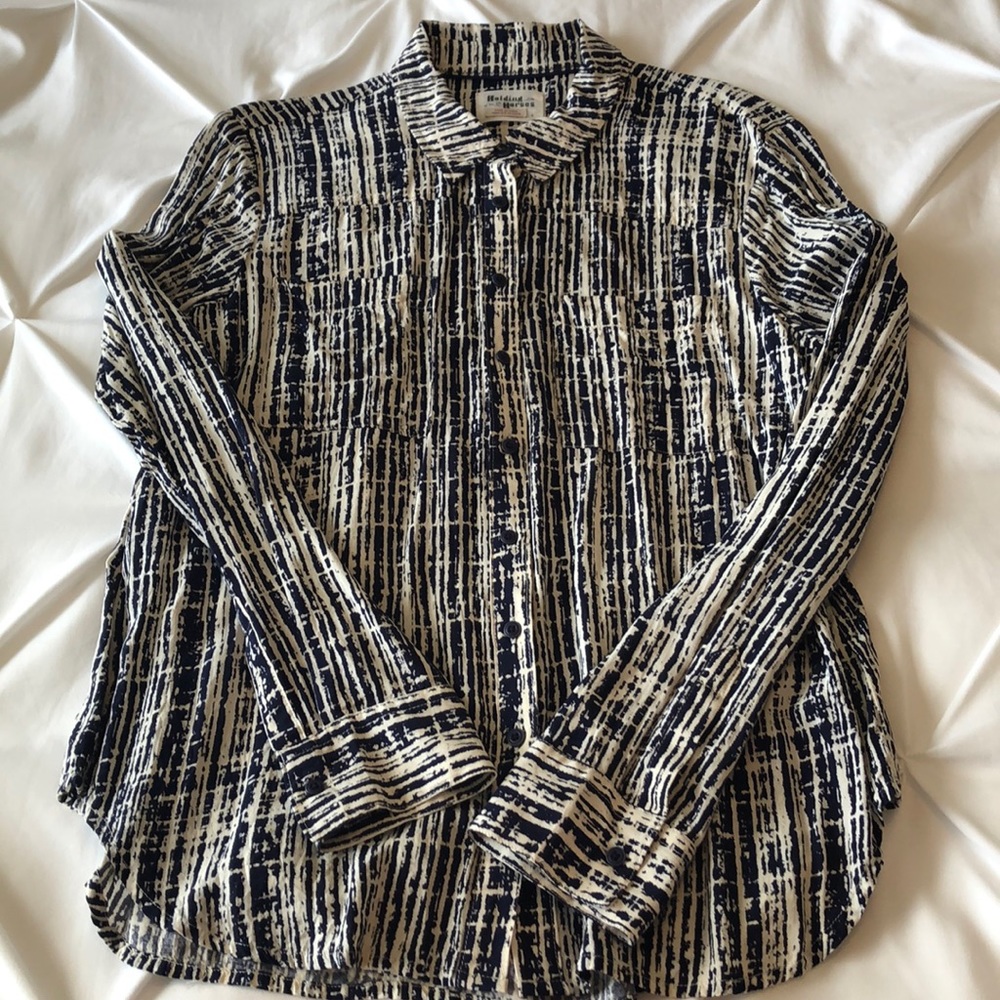 Anthropologie Button Down Blouse
